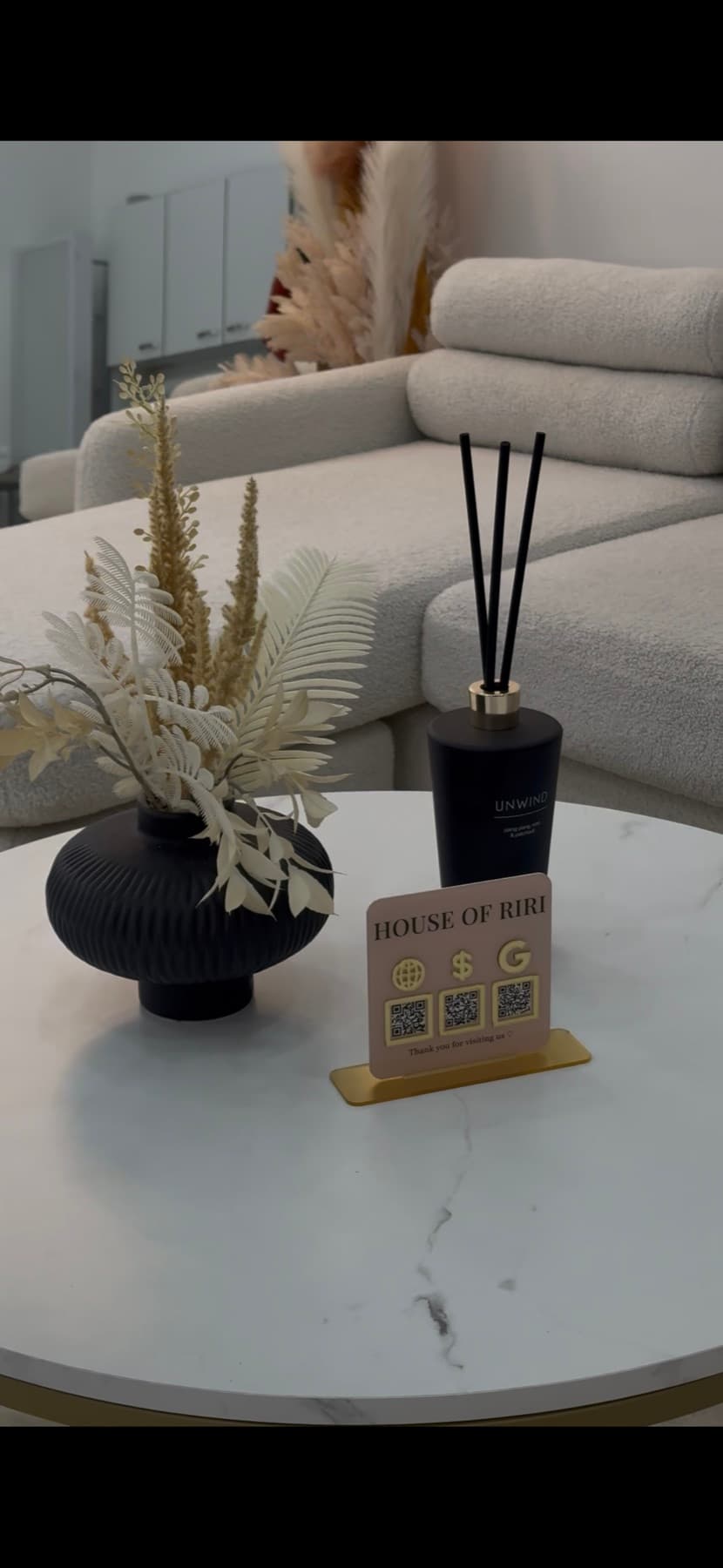 Warm interior detail at House of Riri