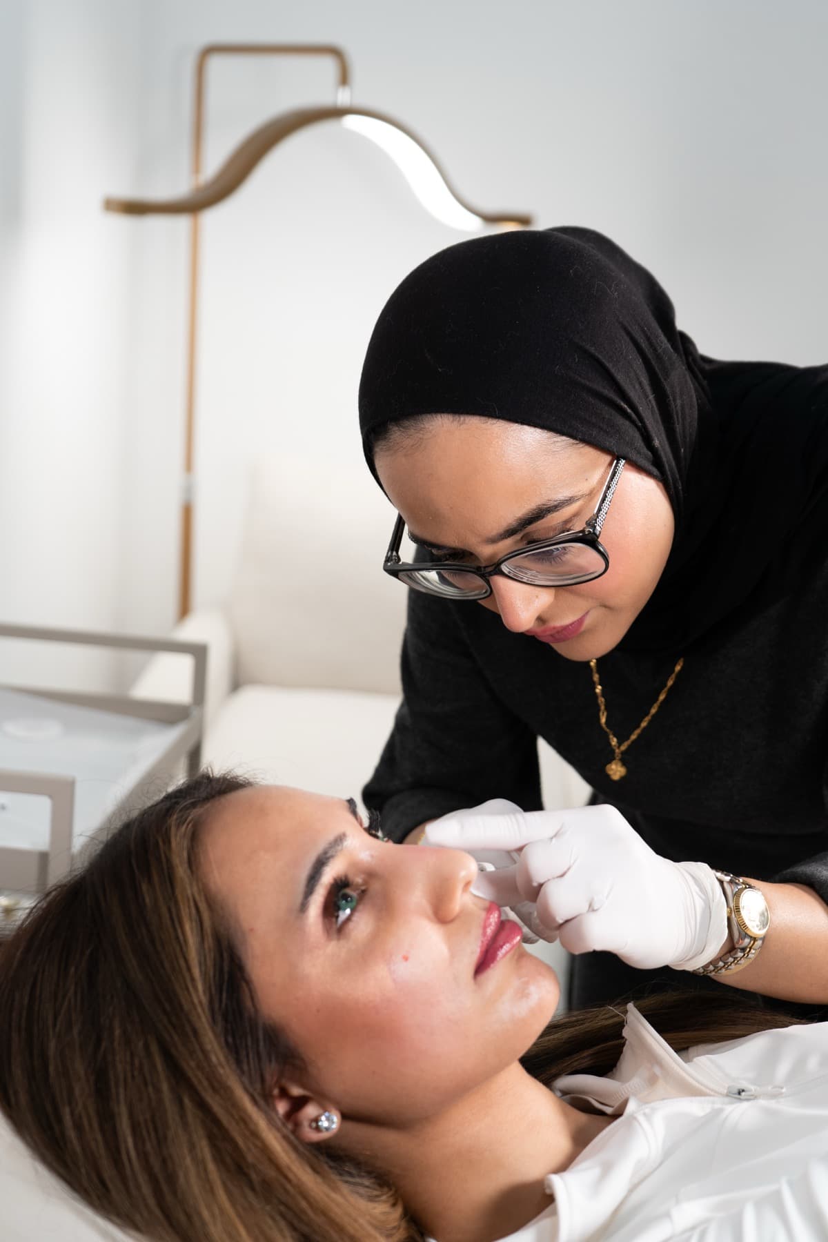Injectable treatment in progress at House of Riri